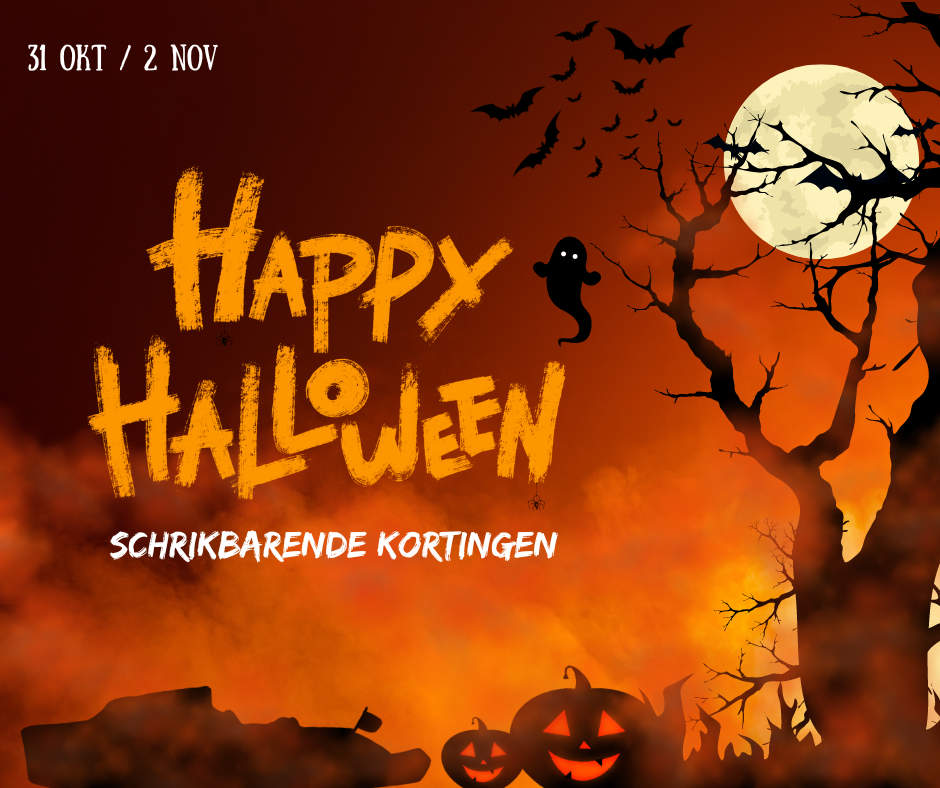 Halloween weekend Krijgsman Watersport met schrikbarende kortingen.